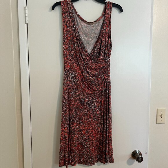 Patterned Wrap Dress - Picture 1 of 3